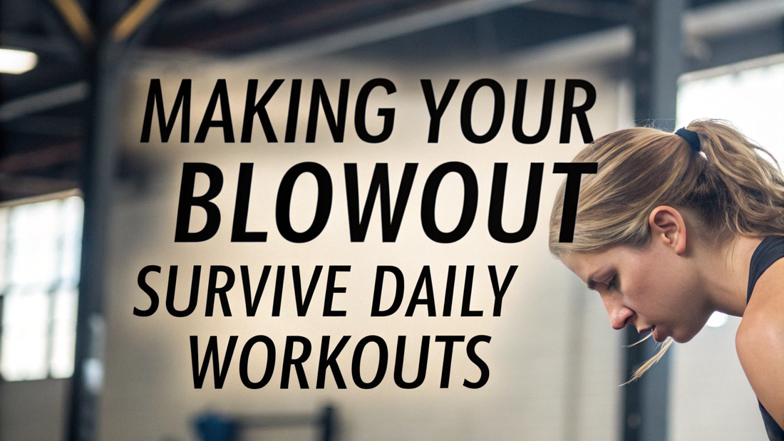 how to keep a blowout fresh while working out