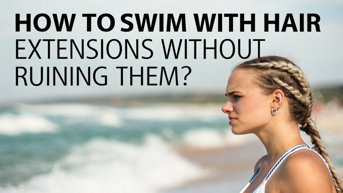 how to swim with hair extensions